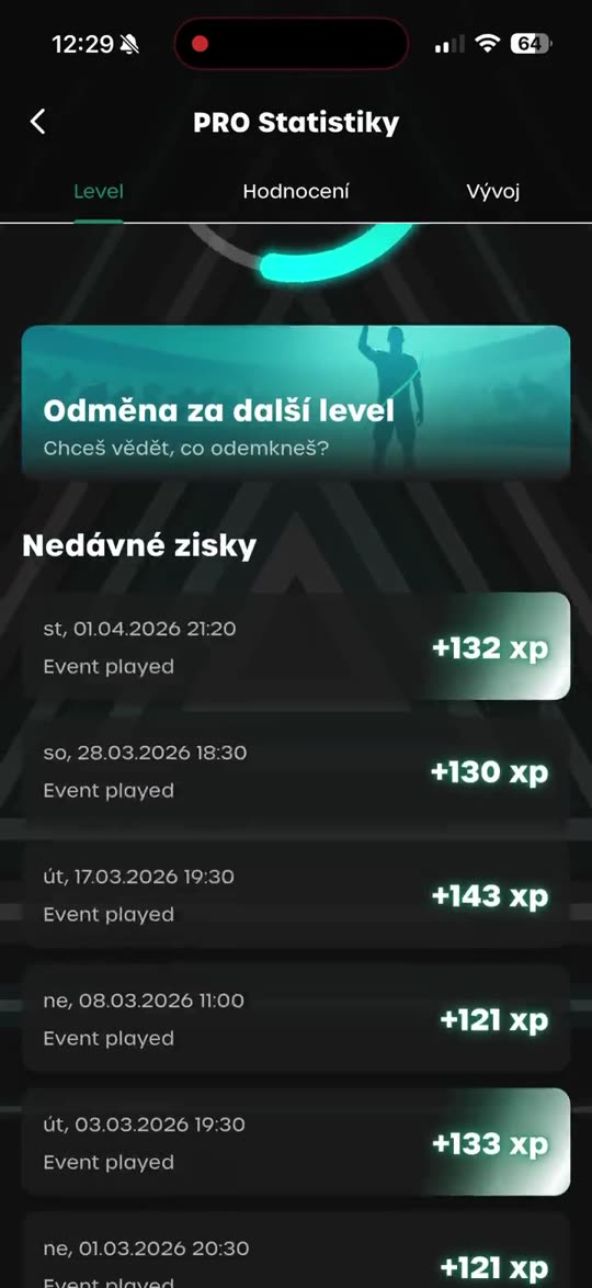 Hráčská karta a PRO statistiky